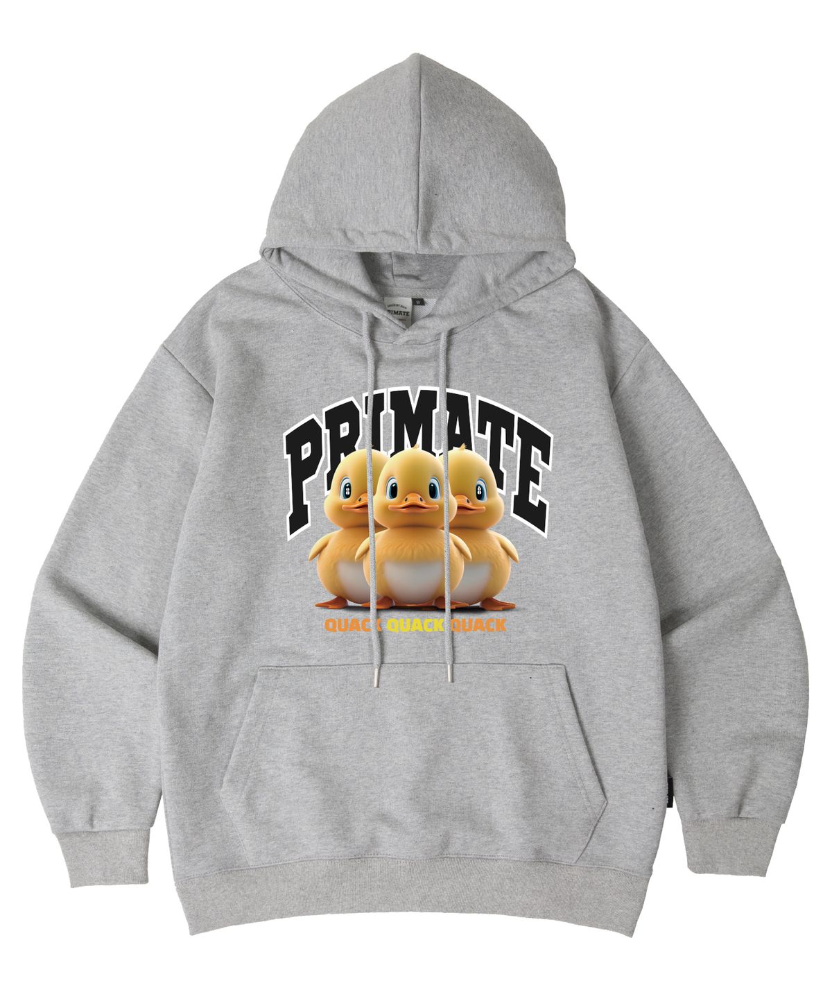 프라임에이트(PRIMATE) [기모/NO기모] QUACK 오버핏 후드 티셔츠 9 COLORS