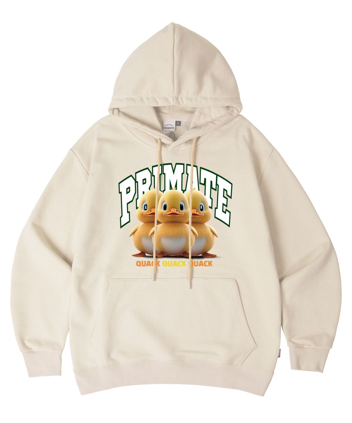 프라임에이트(PRIMATE) [기모/NO기모] QUACK 오버핏 후드 티셔츠 9 COLORS