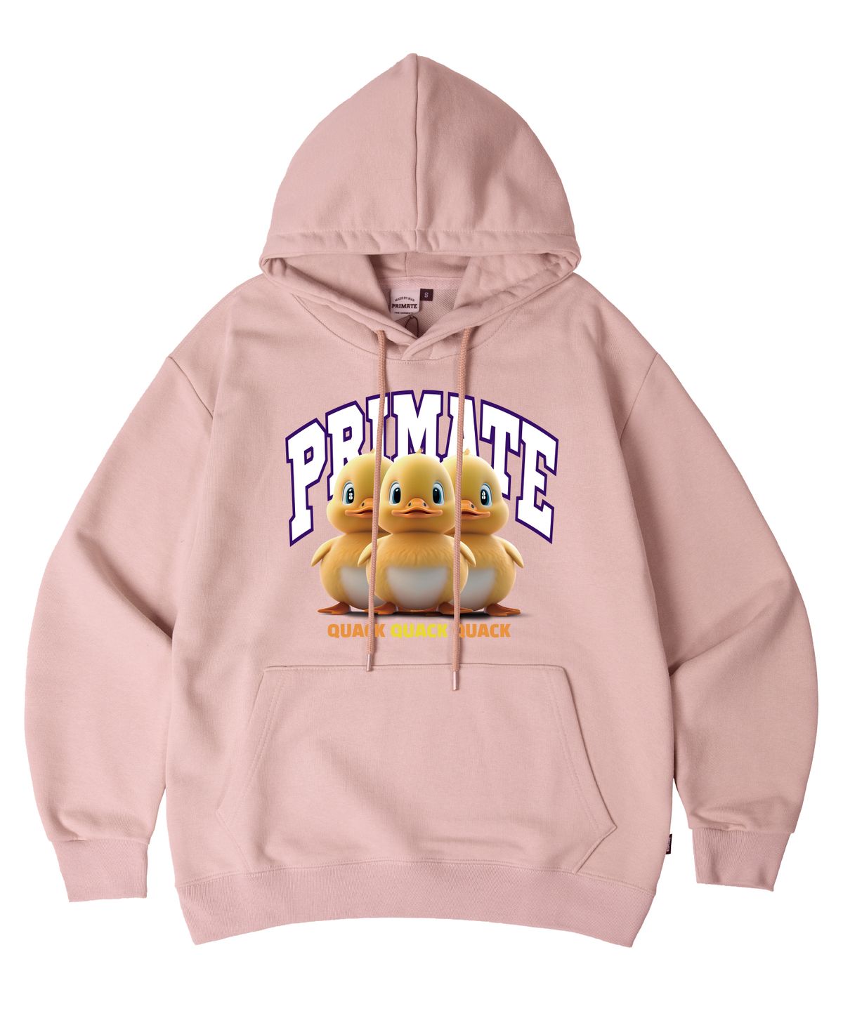 프라임에이트(PRIMATE) [기모/NO기모] QUACK 오버핏 후드 티셔츠 9 COLORS