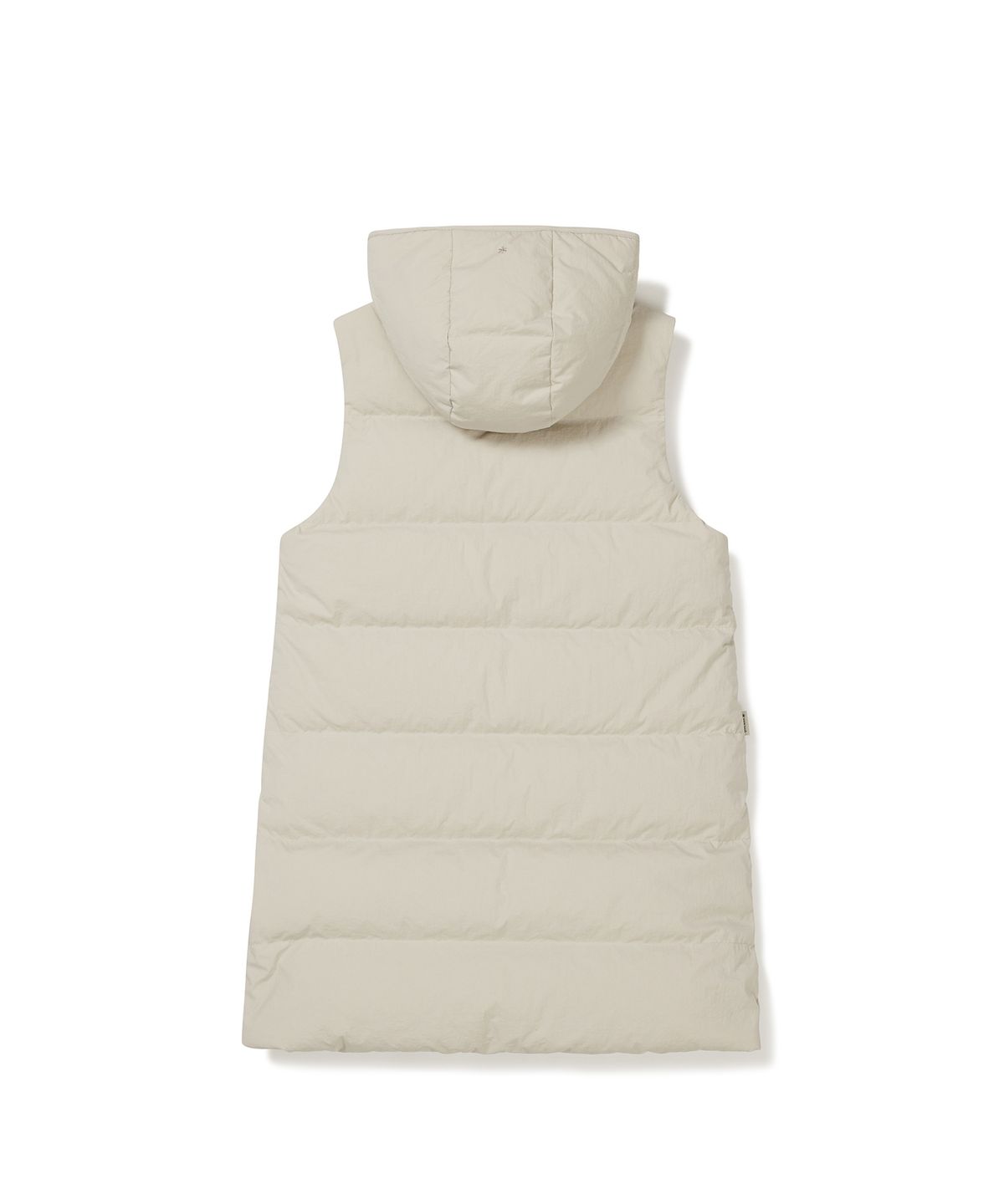 스노우피크 어패럴(SNOWPEAK APPAREL) 여성 후드 중기장 경량 다운 베스트 (S24WWGDV65) Light Beige