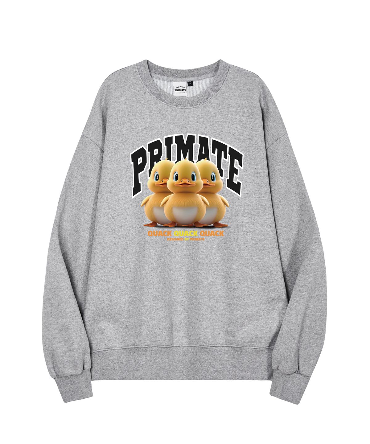 프라임에이트(PRIMATE) [기모/NO기모] QUACK 오버핏 맨투맨 5 COLORS
