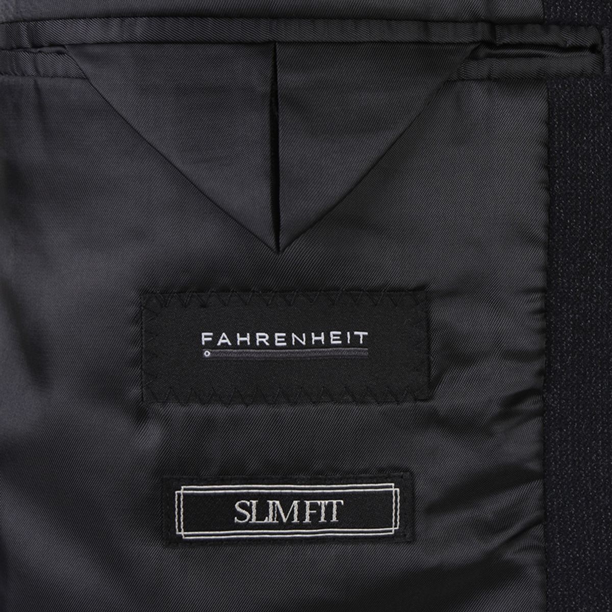 파렌하이트(FAHRENHEIT) 슬림핏 마이크로 조직물 브러쉬 셋업 자켓 다크그레이 (FHEAX4336)