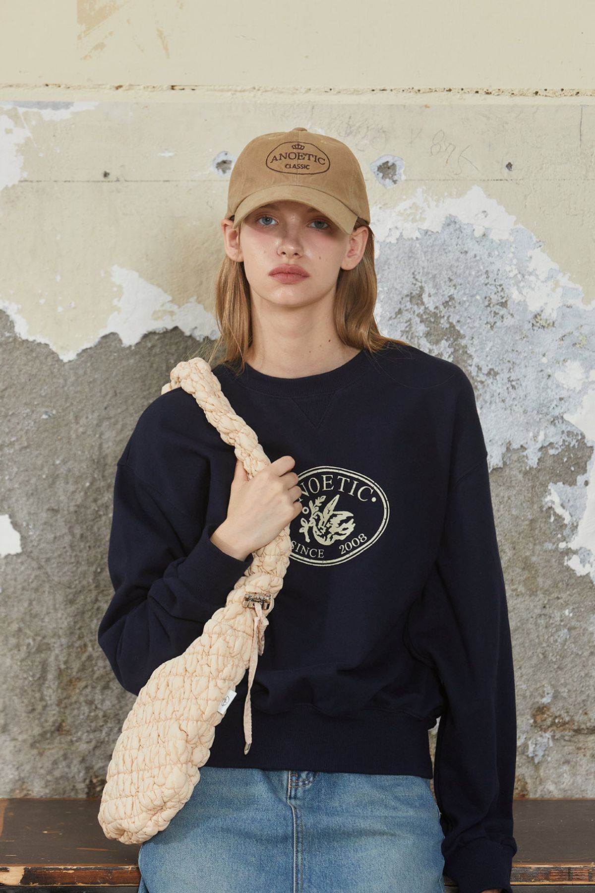 아노에틱(ANOETIC) ANC BIRD SWEATSHIRT_NAVY