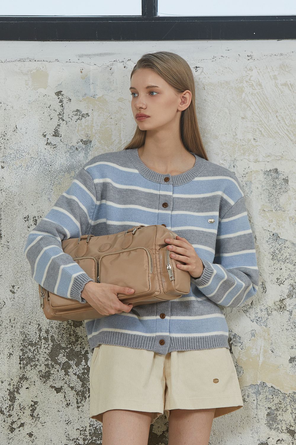 ★ANOETIC★ NYLON OUTPOCKET SHOULDER BAG_DARK BEIGE MUSINSA | ANOETIC NYLON OUTPOCKET SHOULDER BAG_DARK BEIGE