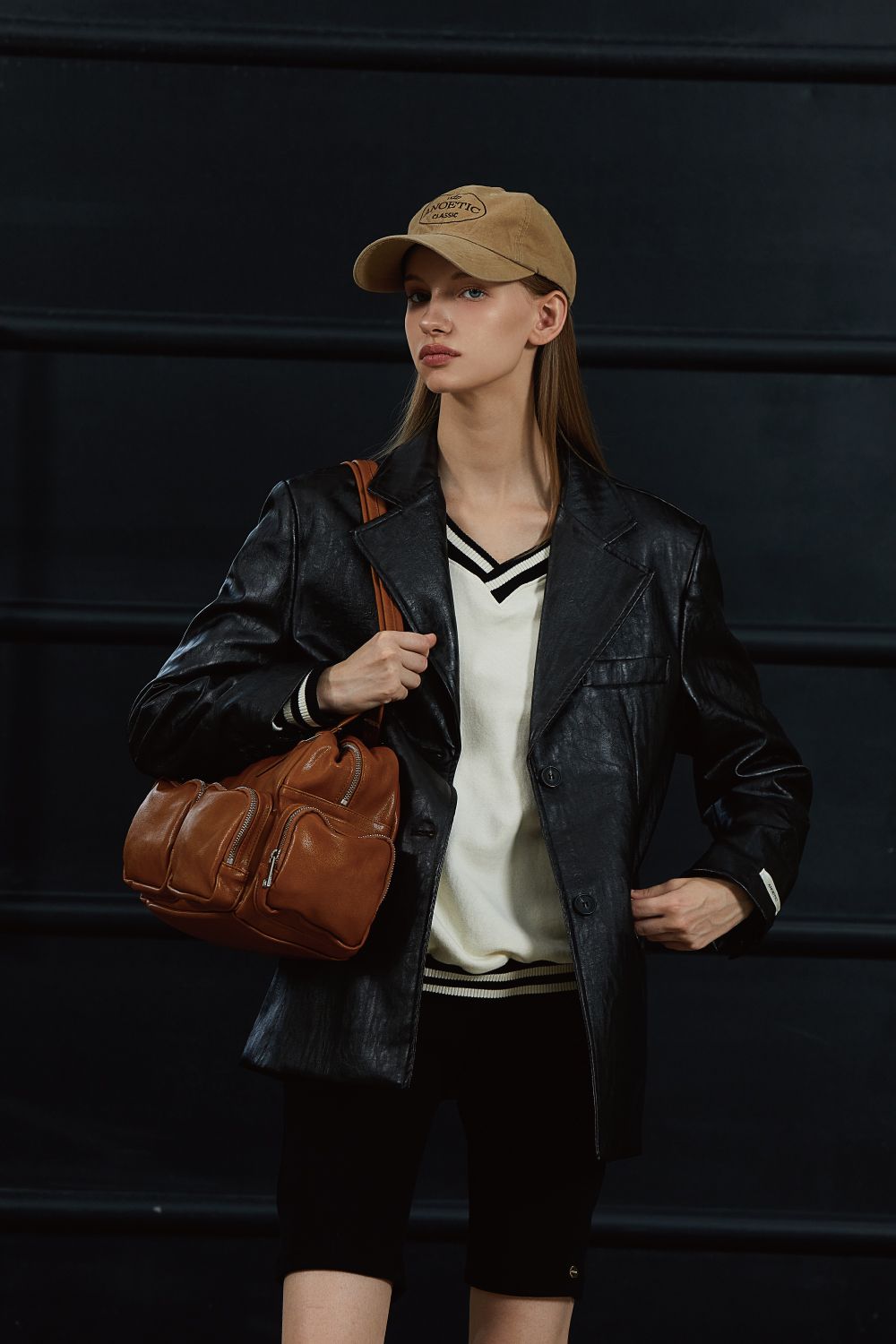 ★ANOETIC★ CLASSIC OUTPOCKET SHOULDER BAG_BLACK Designer fashion, Seoul-fully created | W Concept