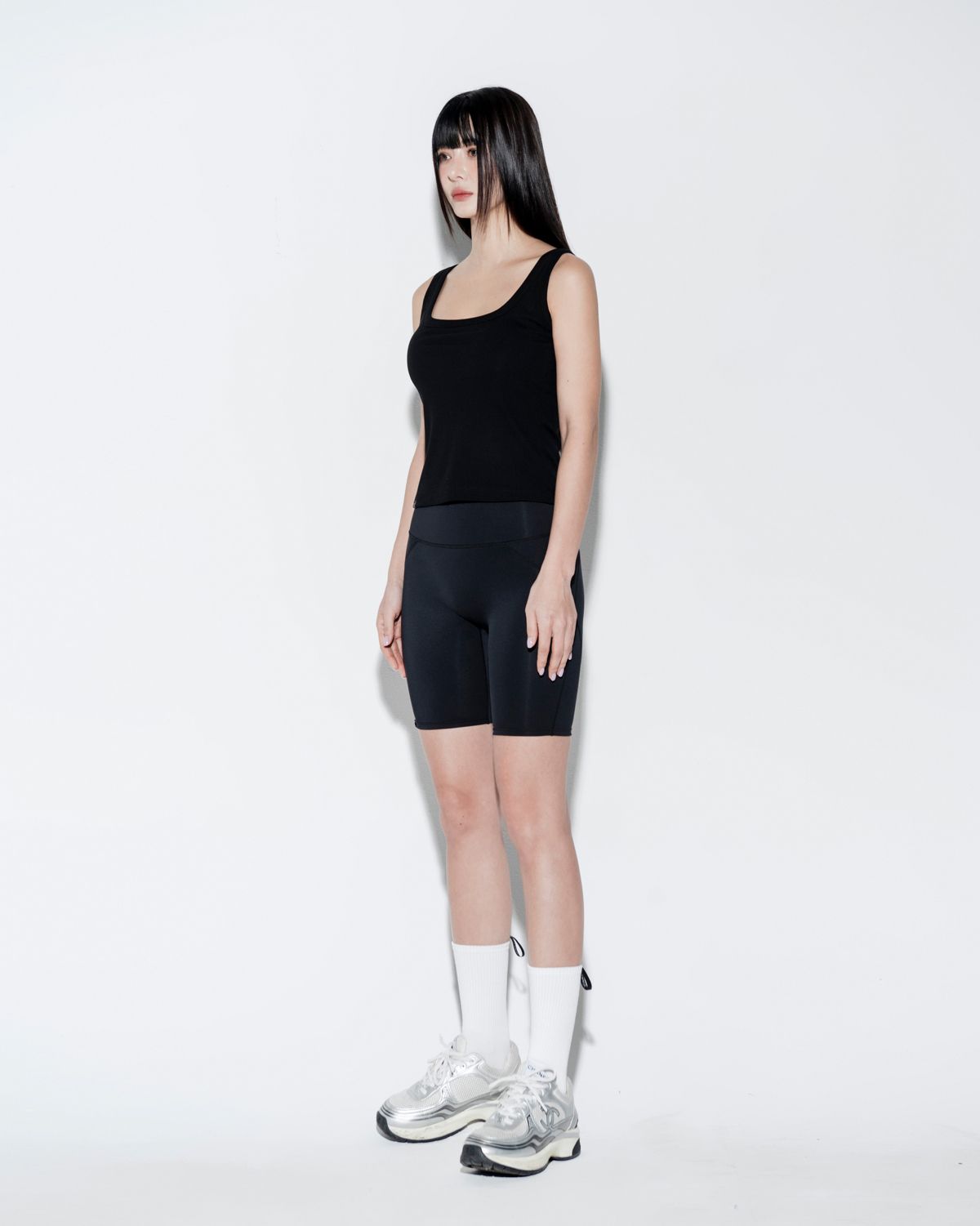 비나앤코(VINAANDCO) 4부 힙업레깅스 - 블랙 (XS/S/M/L)