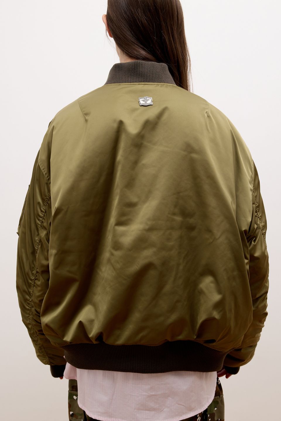 MUSINSA公式 | AFTER PRAY リバーシブル MA-1 ボンバージャケット カーキ