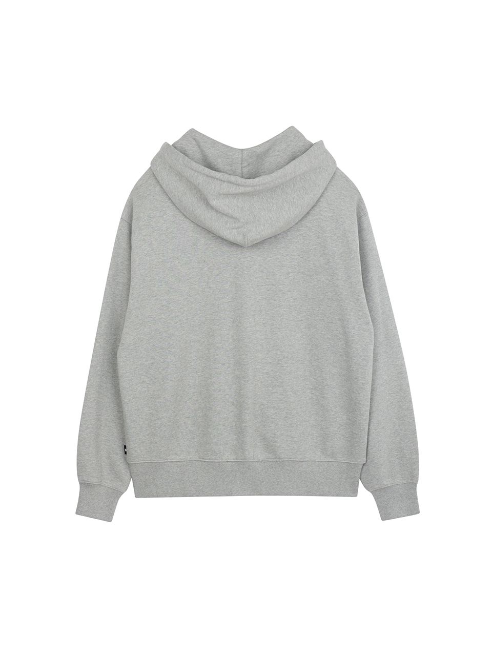 MUSINSA | YOUHEE YOUHEE RIBBON HOOD ZIP-UP CHARCOAL