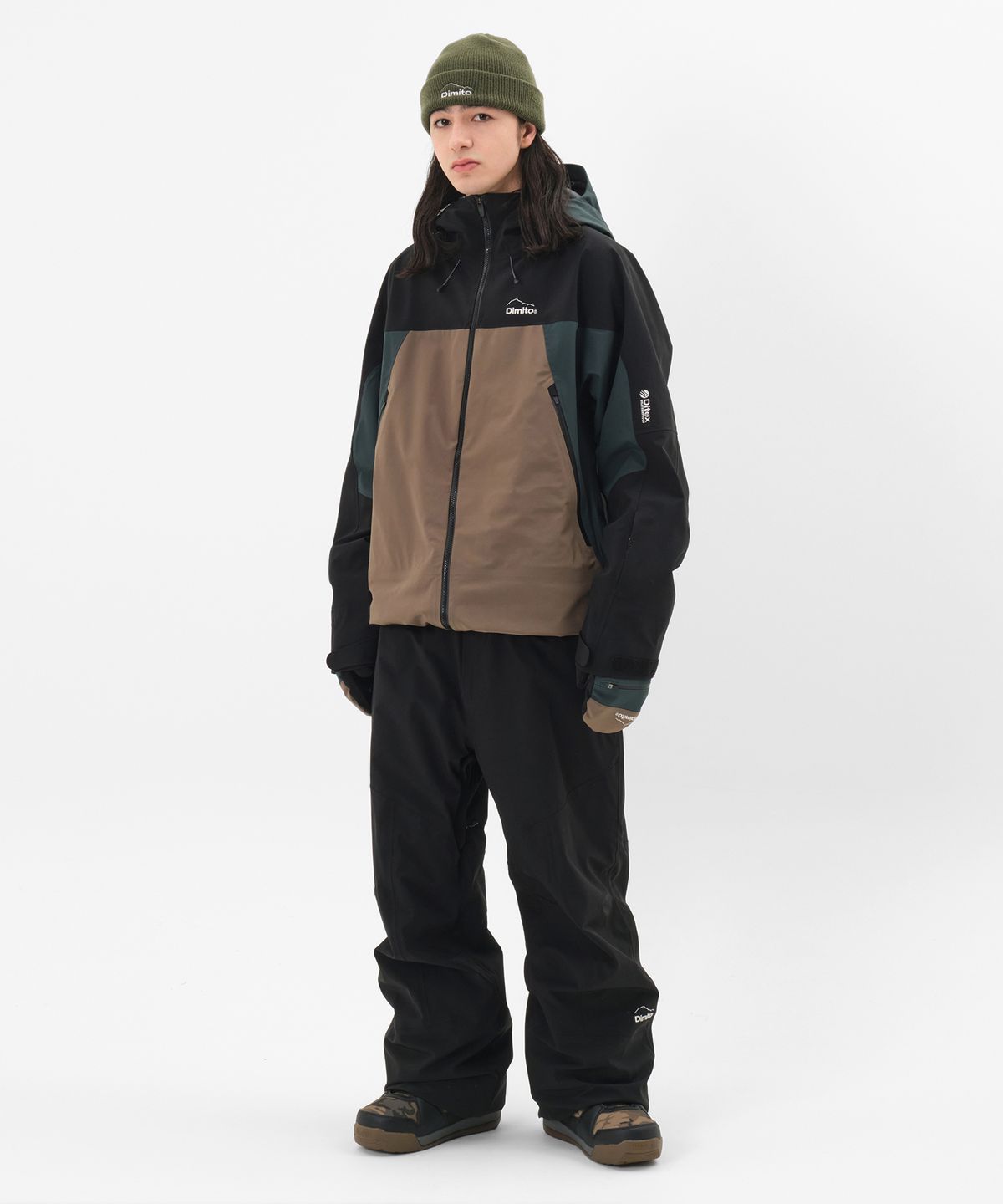 디미토(DIMITO) LEVEL OG 2L PANTS BLACK