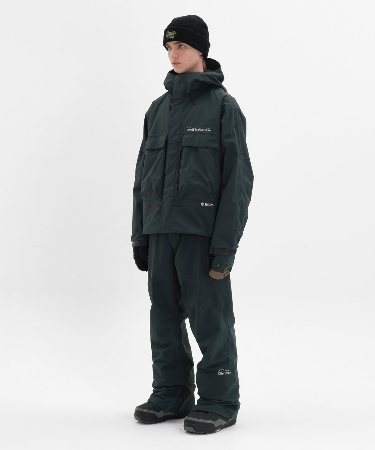 디미토(DIMITO) 24 BIO SLIM PANTS NIGHT FOREST