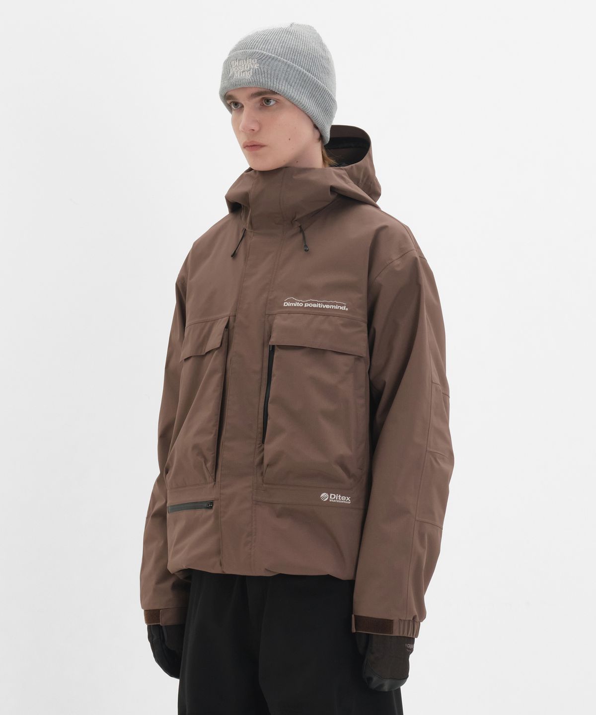 디미토(DIMITO) MT GR JACKET DEEP BROWN