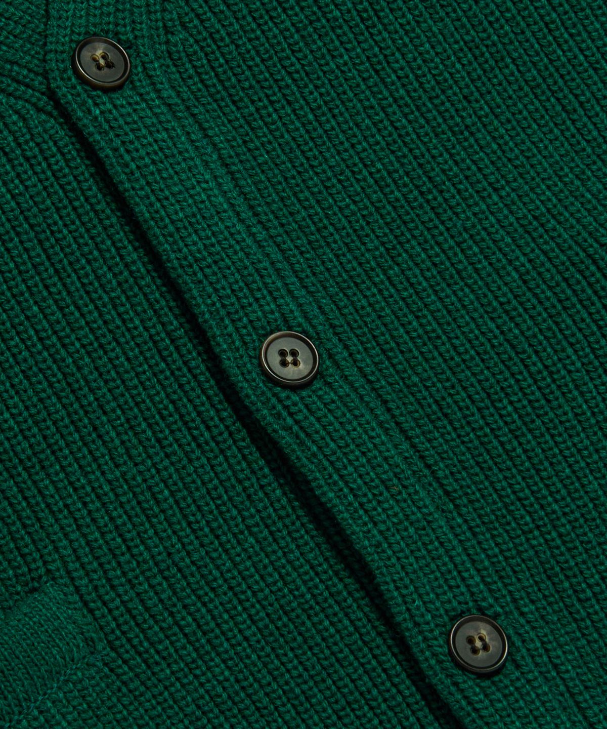 에스피오나지(ESPIONAGE) Miller Heavyweight V Cardigan Pine Green