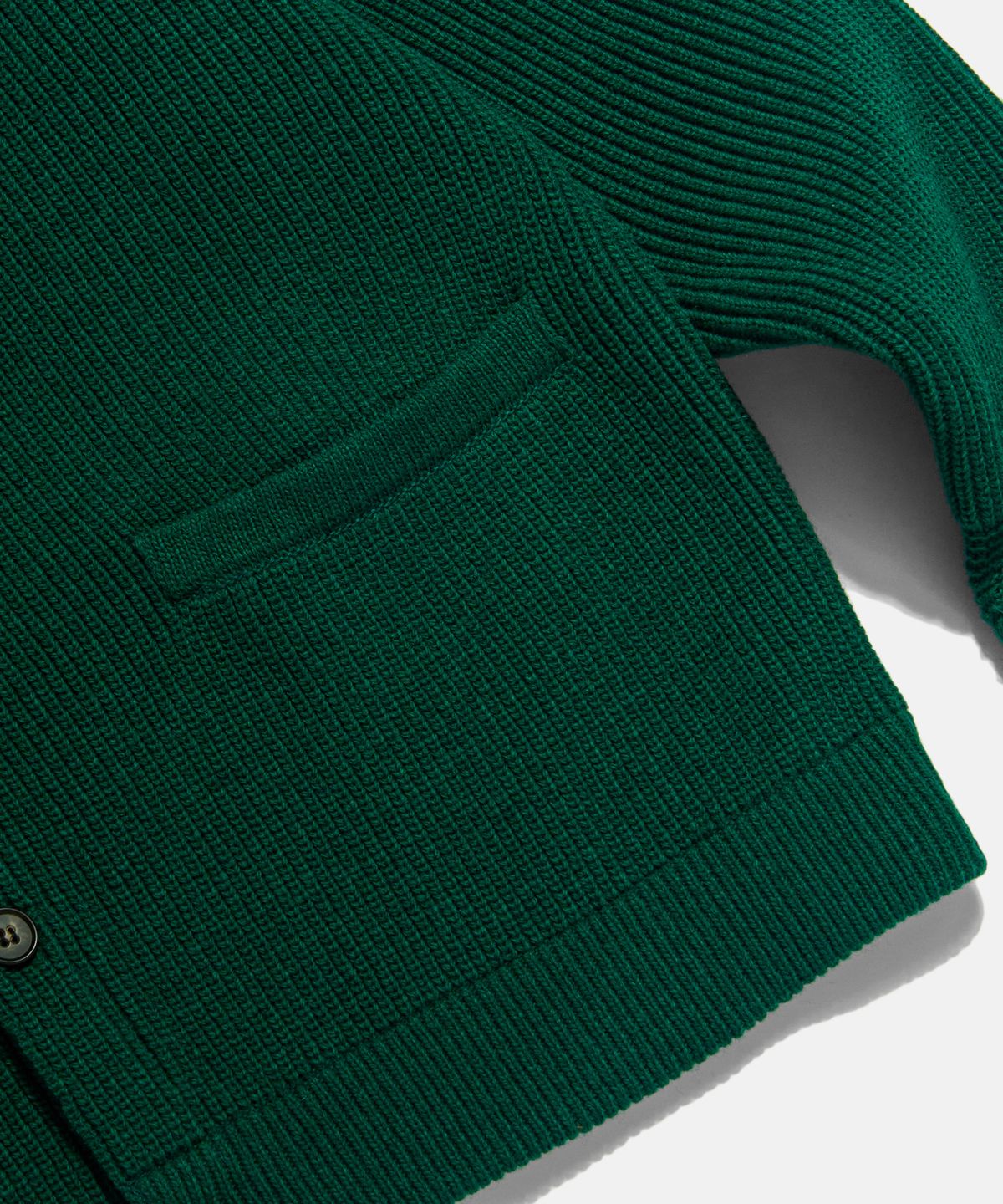 에스피오나지(ESPIONAGE) Miller Heavyweight V Cardigan Pine Green