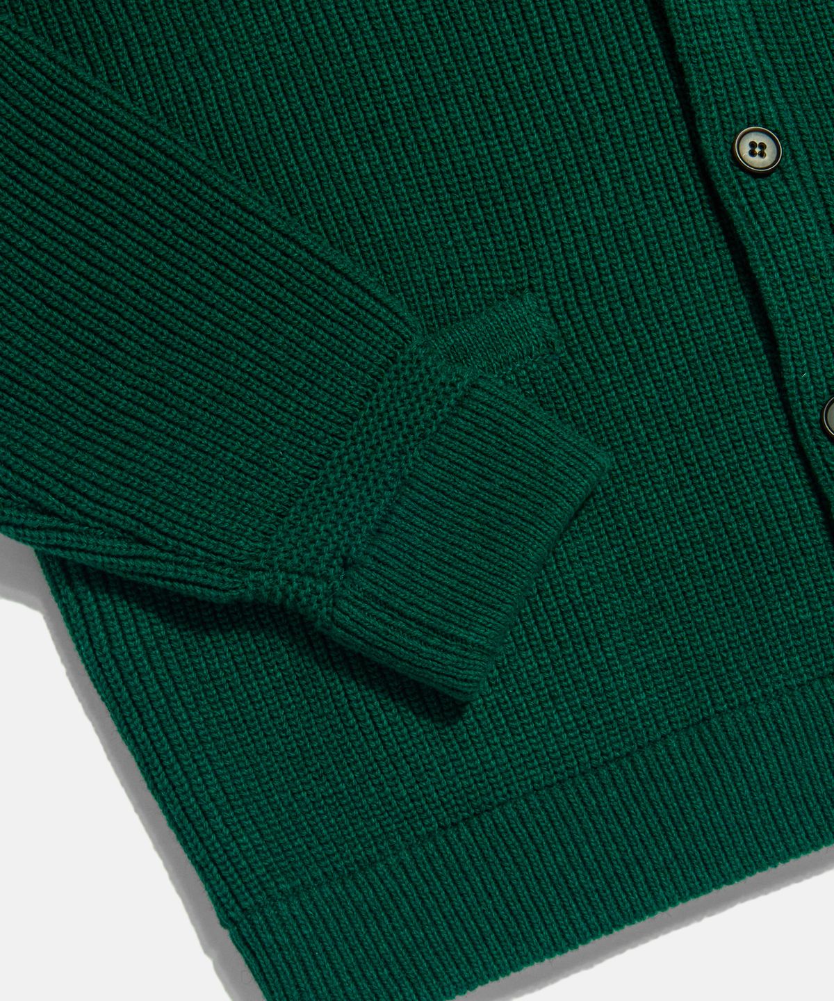 에스피오나지(ESPIONAGE) Miller Heavyweight V Cardigan Pine Green