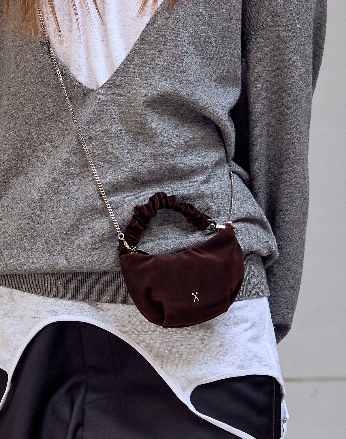 조셉앤스테이시(JOSEPH&STACEY) Daily Shirring Bag Tiny_Haze (ALL)