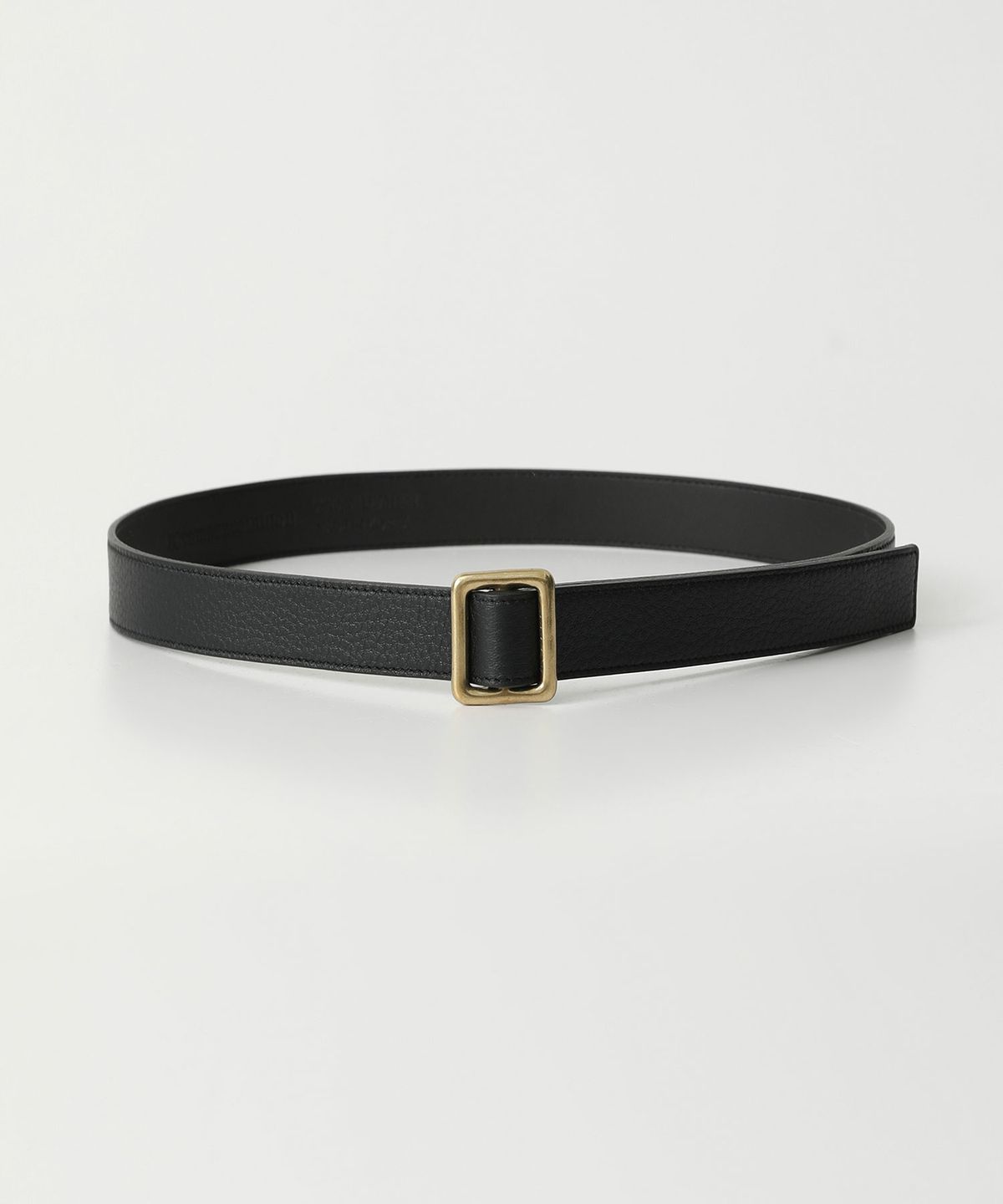 38컴온커먼(38COMEONCOMMON) 20mm Opal Leather Brass Belt (Gold)