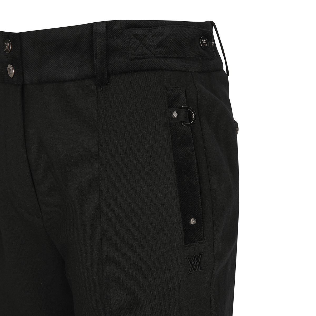 어뉴골프(ANEW GOLF) W JERSEY RIDER SET-UP JOGGER L/PT_BK