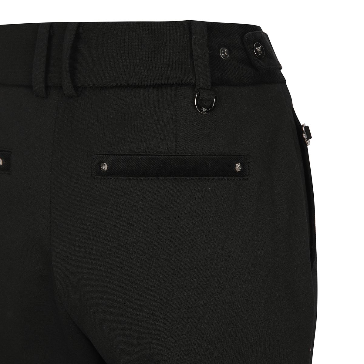 어뉴골프(ANEW GOLF) W JERSEY RIDER SET-UP JOGGER L/PT_BK