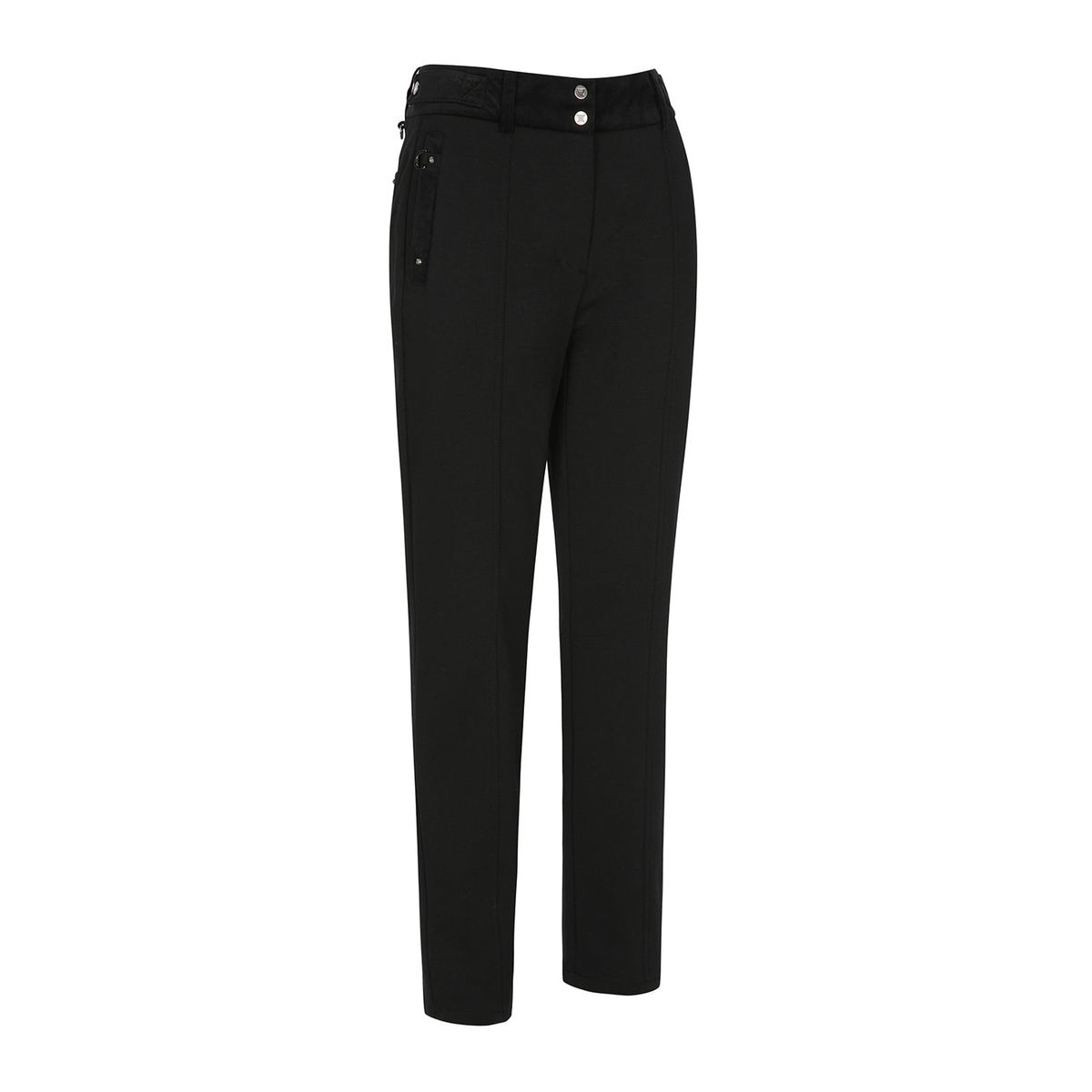 어뉴골프(ANEW GOLF) W JERSEY RIDER SET-UP JOGGER L/PT_BK