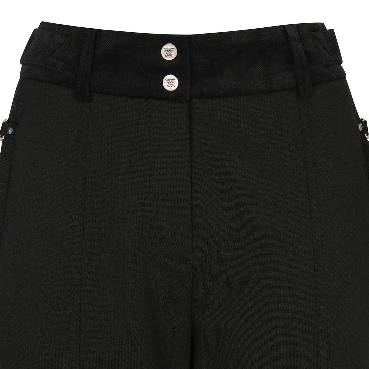 어뉴골프(ANEW GOLF) W JERSEY RIDER SET-UP JOGGER L/PT_BK