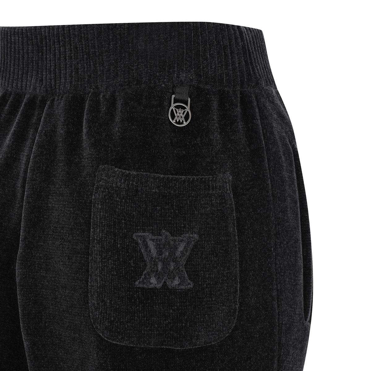 어뉴골프(ANEW GOLF) W CHENILLE KNIT JOGGER L/PT_BK