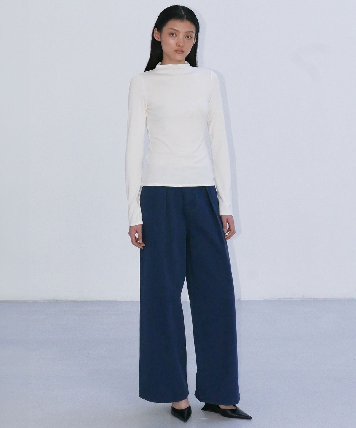 엔오르 스튜디오(ENOR STUDIO) STRETCH RAGLAN T-SHIRTS - IVORY