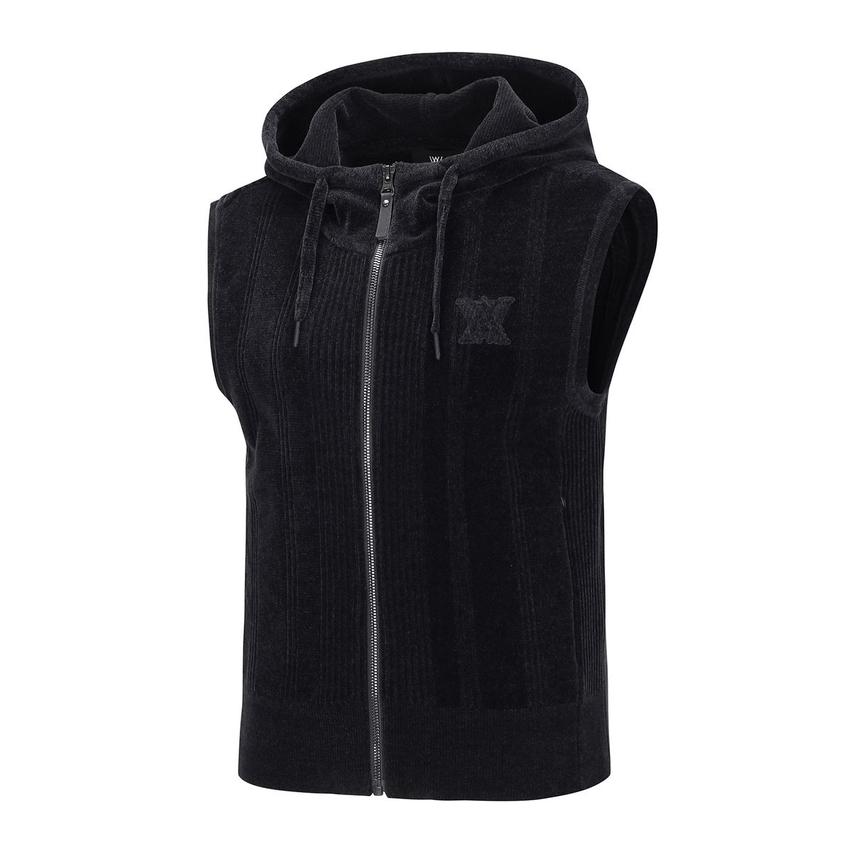 어뉴골프(ANEW GOLF) W CHENILLE KNIT HOODY VT_BK