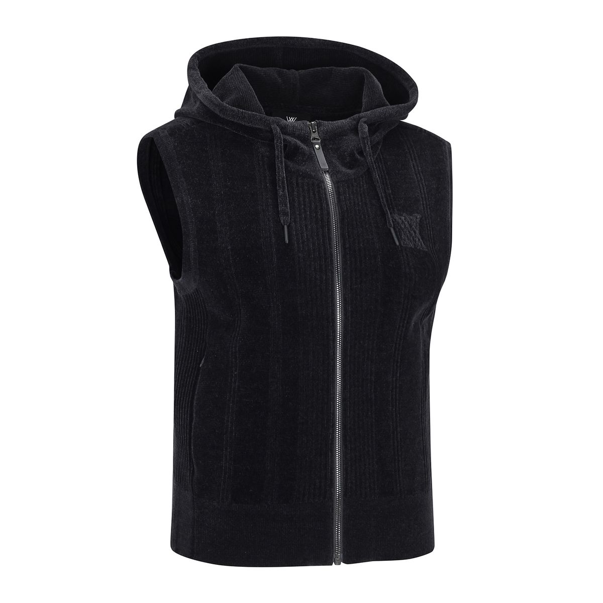 어뉴골프(ANEW GOLF) W CHENILLE KNIT HOODY VT_BK
