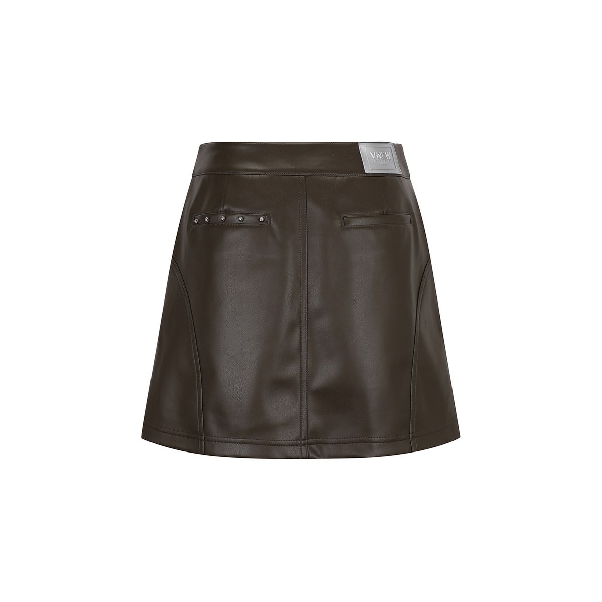 어뉴골프(ANEW GOLF) W FAUX LEATHER A-LINE SQ_BR