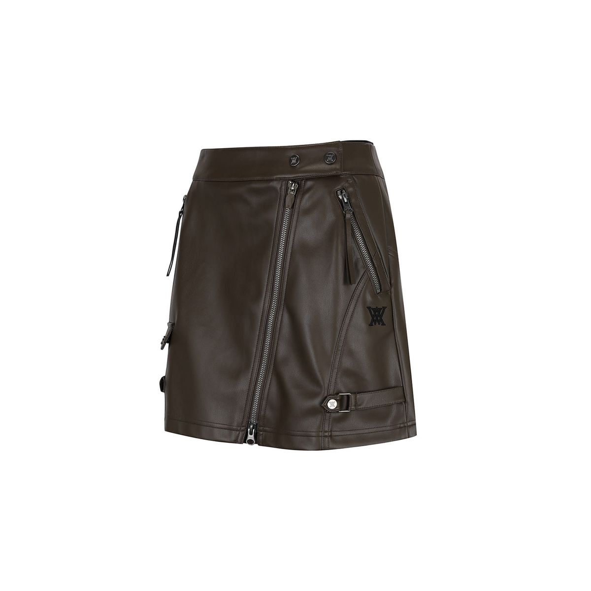 어뉴골프(ANEW GOLF) W FAUX LEATHER A-LINE SQ_BR