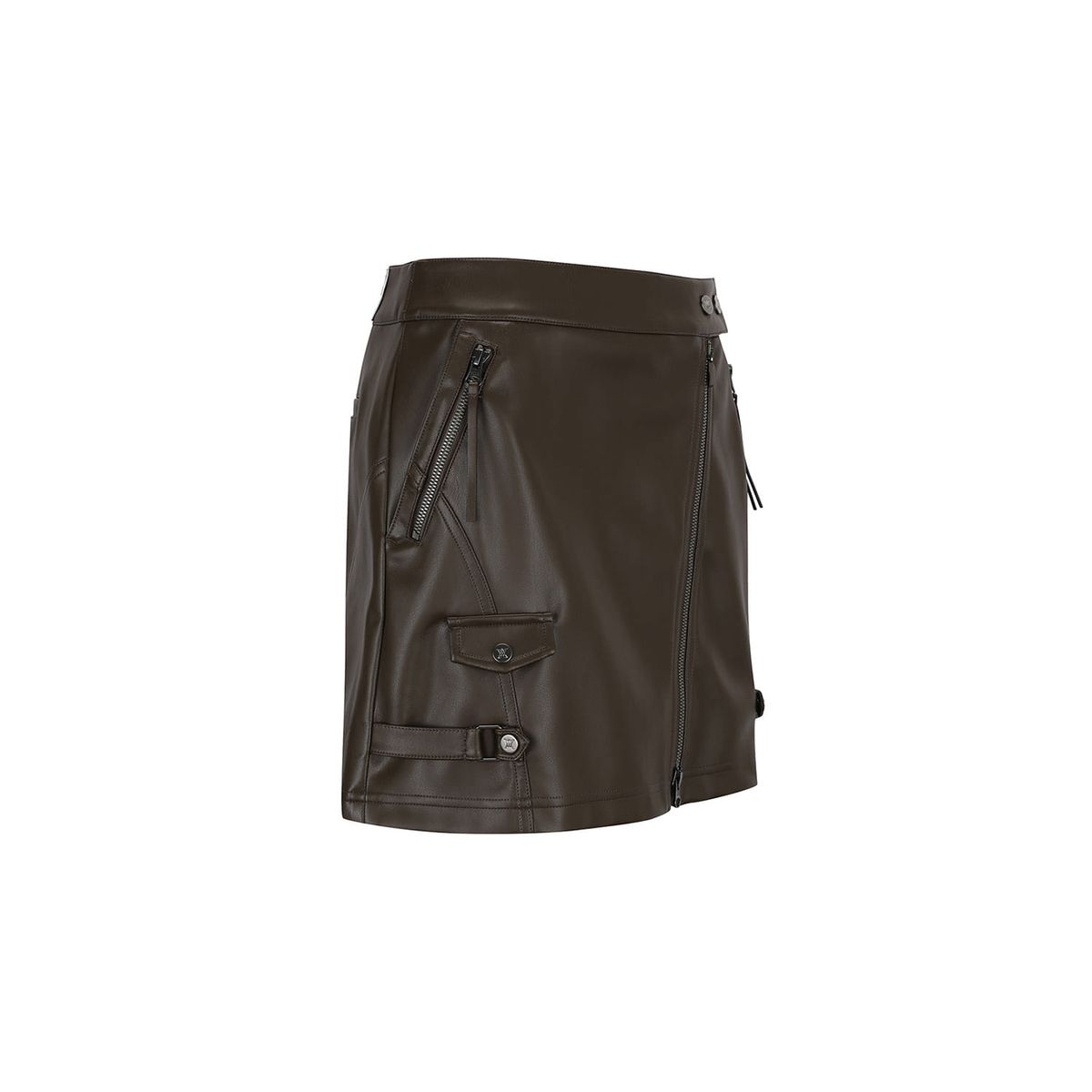 어뉴골프(ANEW GOLF) W FAUX LEATHER A-LINE SQ_BR
