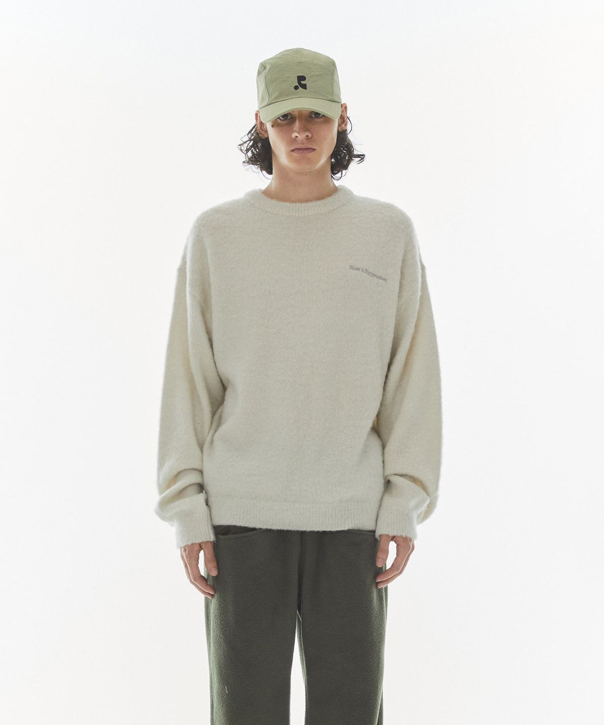 레스트앤레크레이션(REST&RECREATION) NYLON CAMP CAP - LIGHT KHAKI