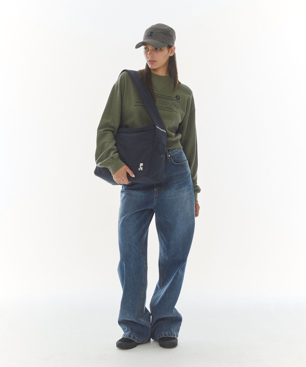 레스트앤레크레이션(REST&RECREATION) PADDING SHOULDER BAG - NAVY
