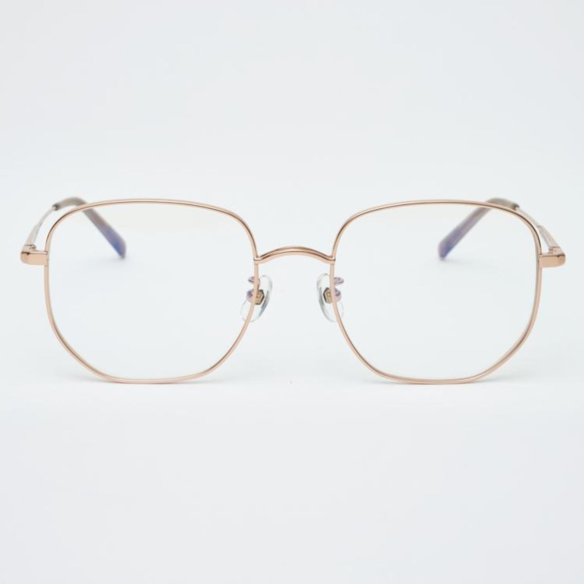 알로아이웨어(ALO EYEWEAR) [illusionist] 오버사이즈 스퀘어 티타늄 로즈골드 안경테 IL8403 2424G