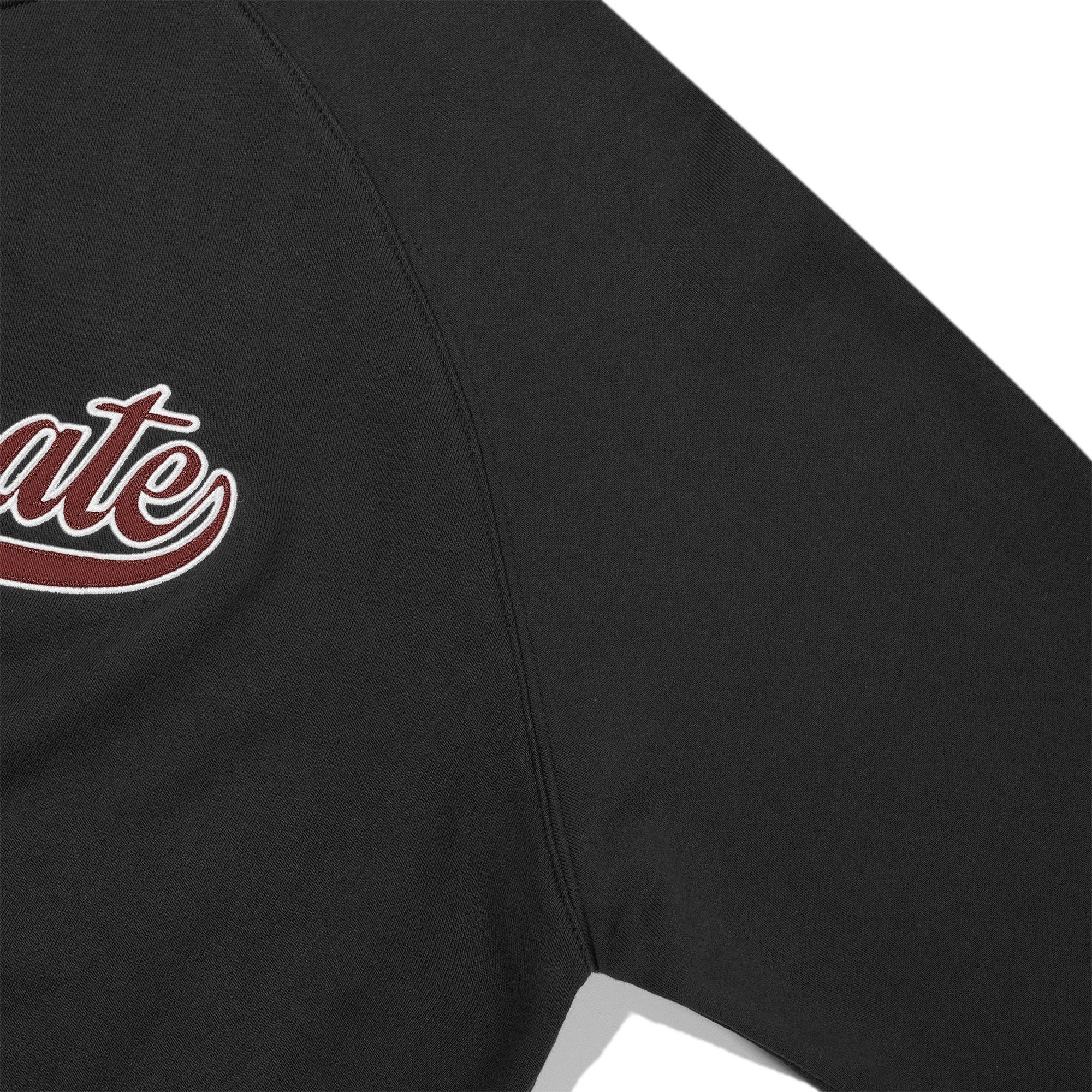 MUSINSA | FILLUMINATE Signature Wave Logo Hoodie Zip Up - Black