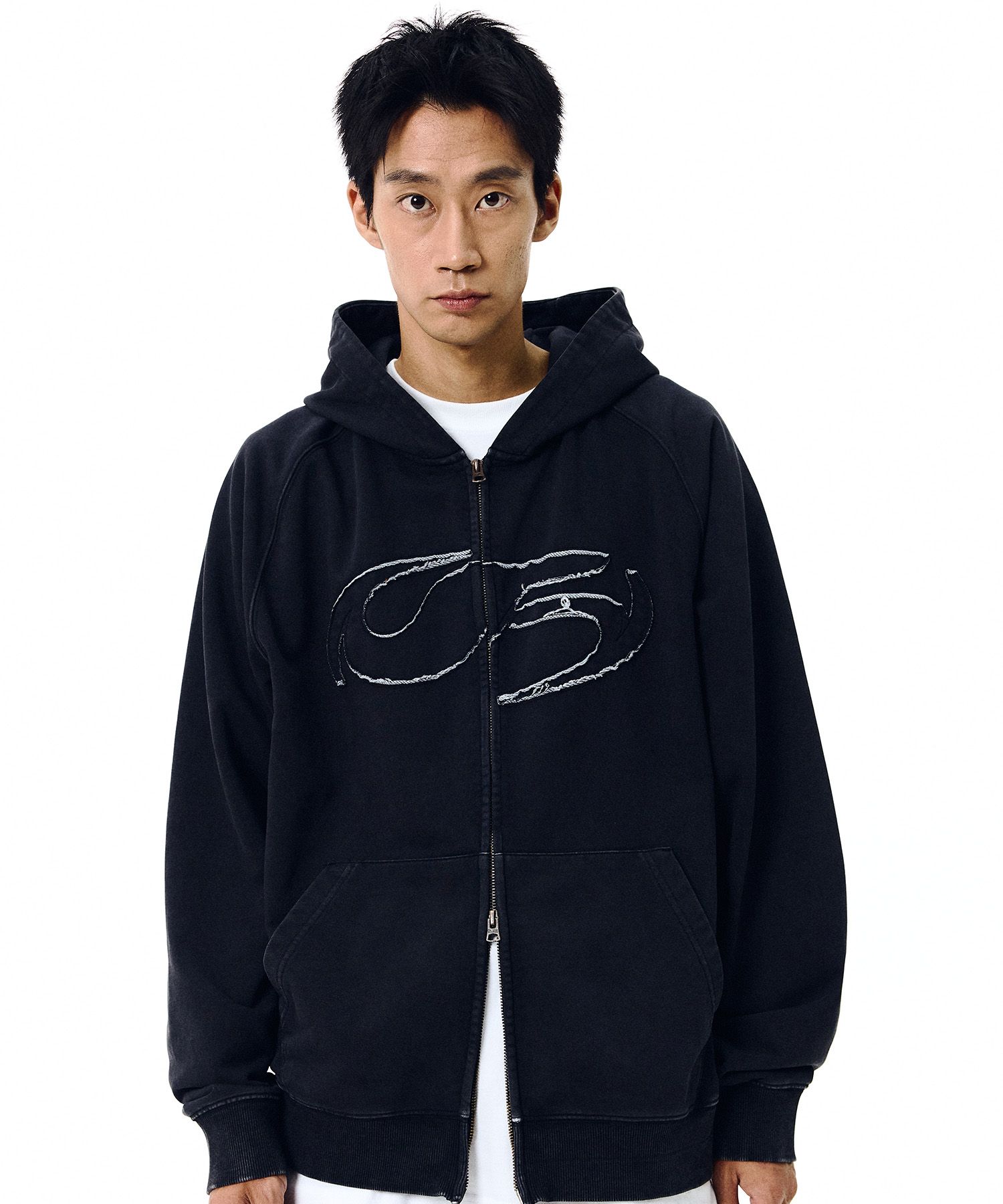 人気★F.ILLUMINATE★Symbol Stone Pigment Hood Zip-upフーディ MUSINSA公式 | FILLUMINATE Symbol Stone Pigment Hood Zip Up