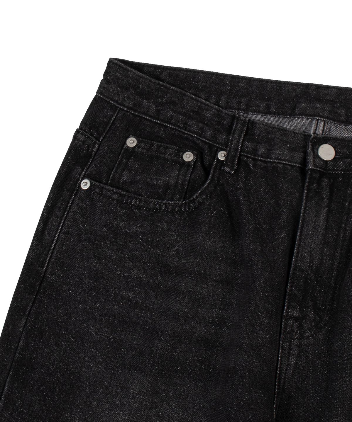 디 그랜드 마틴(DE GRAND MATIN) WASHED DENIM PANTS_BLACK