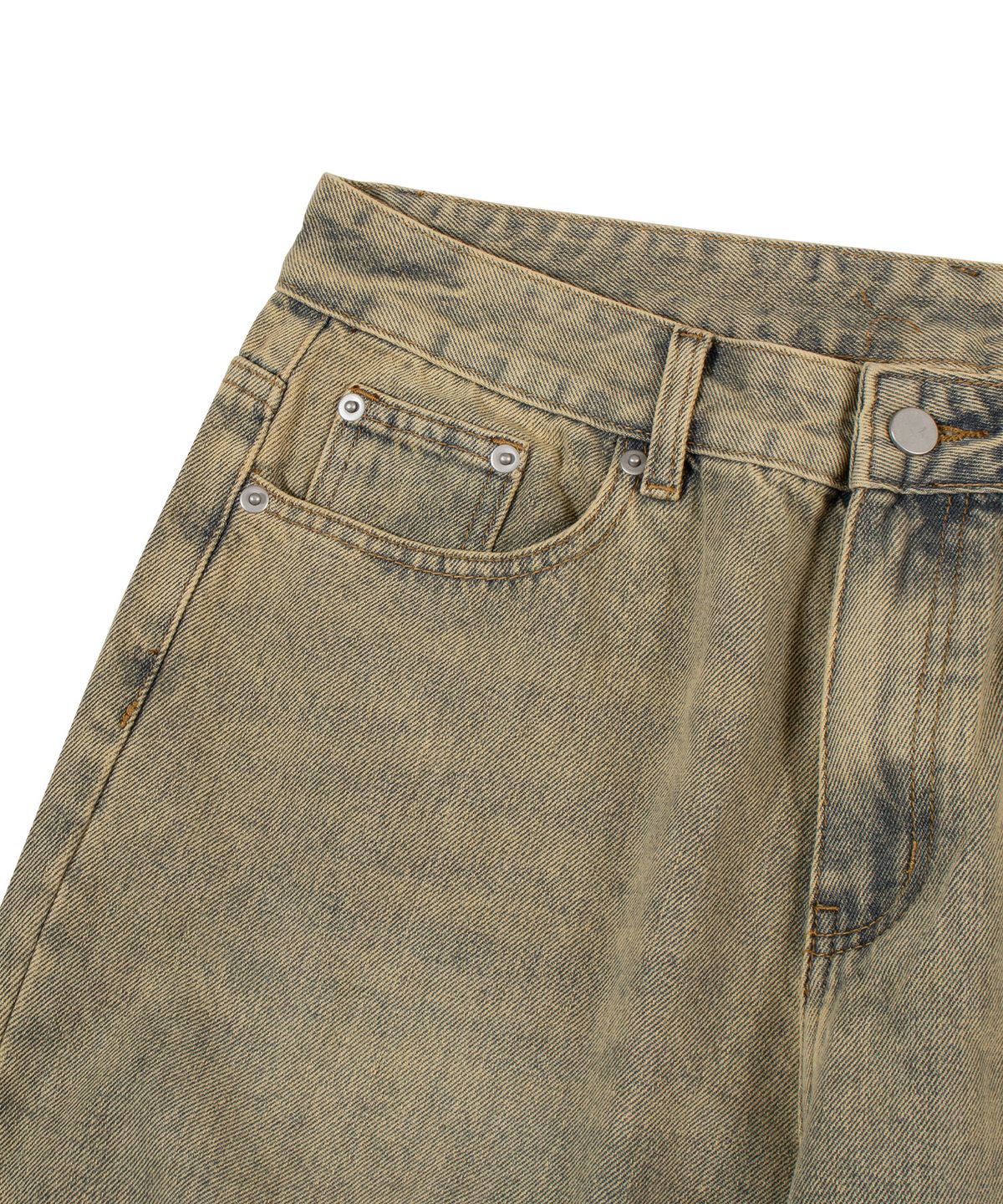 디 그랜드 마틴(DE GRAND MATIN) WASHED DENIM PANTS_SAND