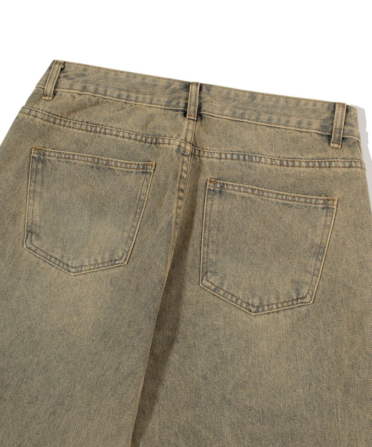 디 그랜드 마틴(DE GRAND MATIN) WASHED DENIM PANTS_SAND