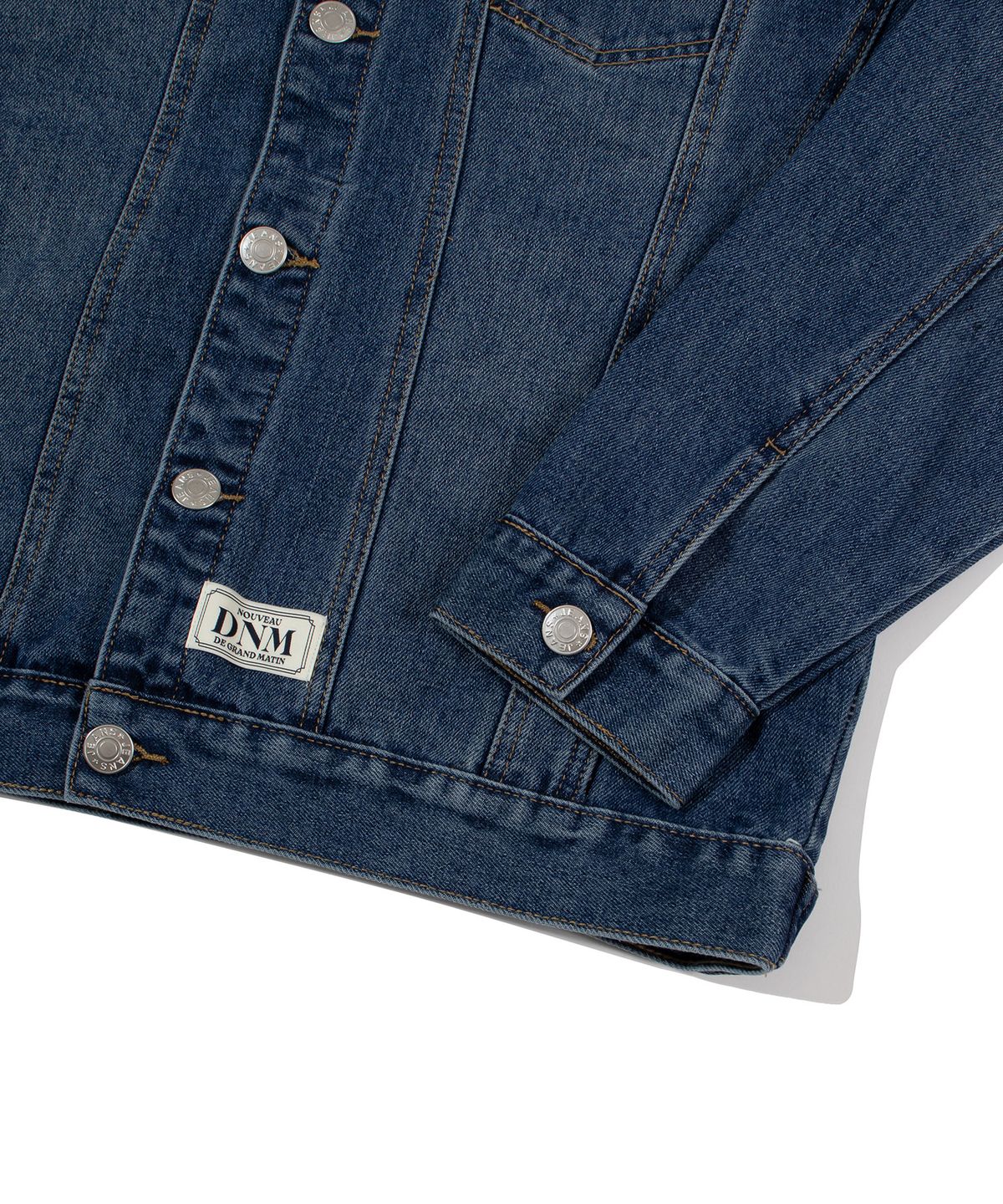 디 그랜드 마틴(DE GRAND MATIN) WASHED DENIM TRUCKER JACKET_INDIGO