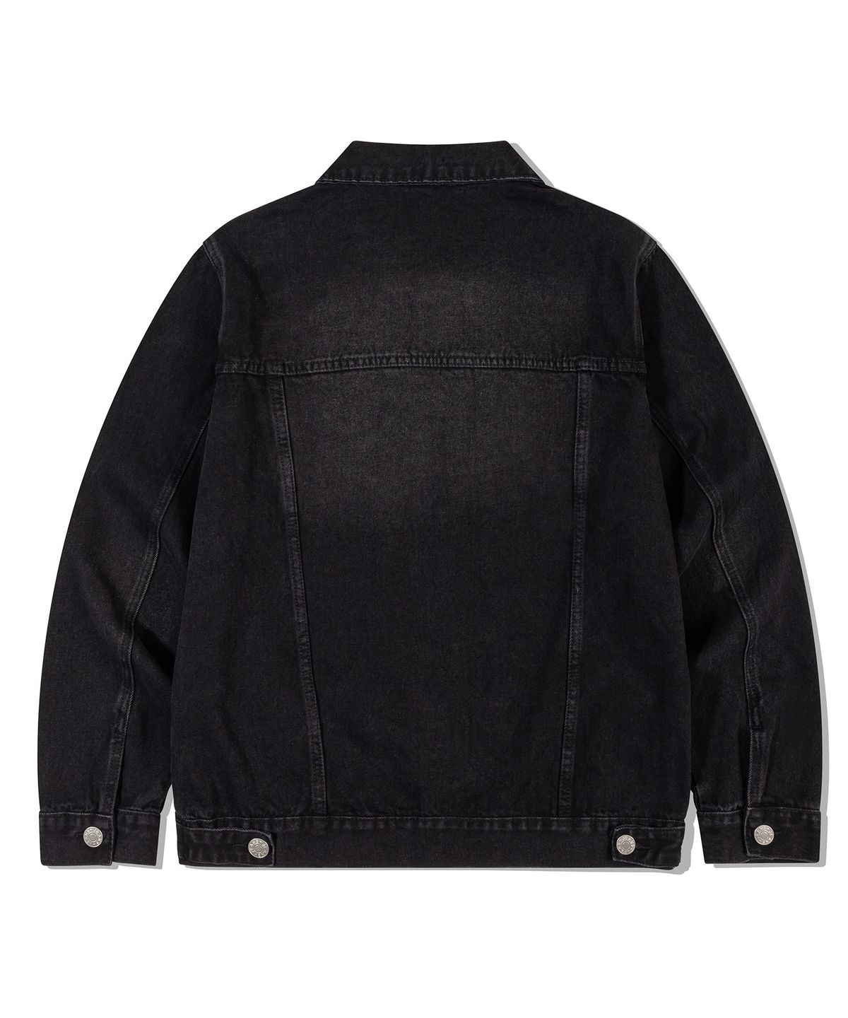 디 그랜드 마틴(DE GRAND MATIN) WASHED DENIM TRUCKER JACKET_BLACK