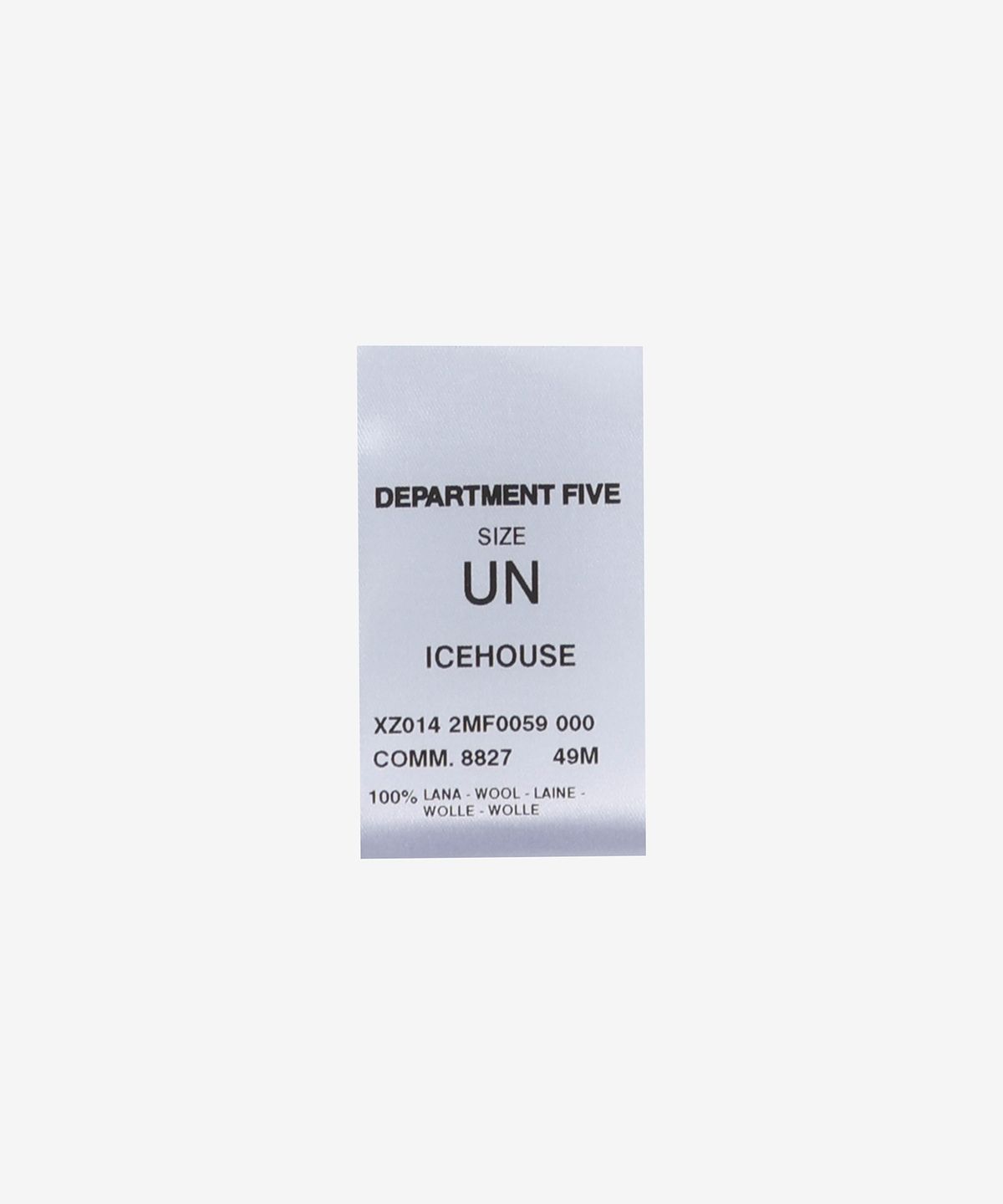 디파트먼트 파이브(DEPARTMENT FIVE) 울 머플러 - 그레이 / XZ0142MF0059915