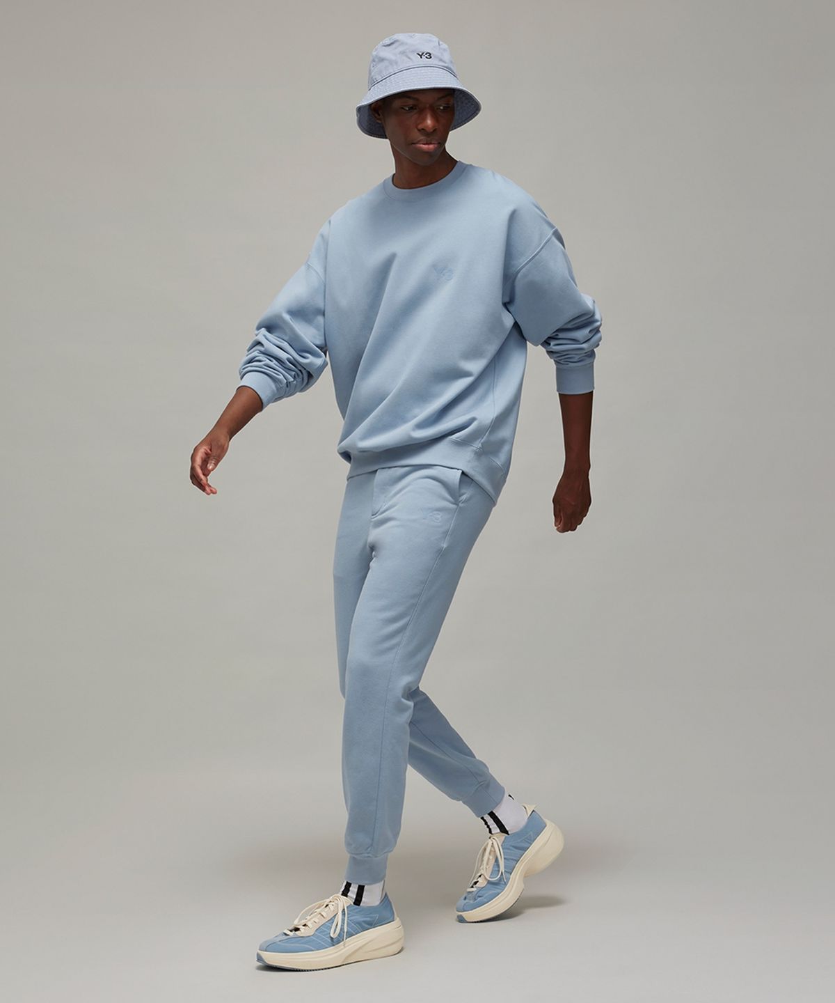 와이쓰리(Y-3) (U) 플리스 크루 스웻 블루 FL CREW SWEAT TACBLU