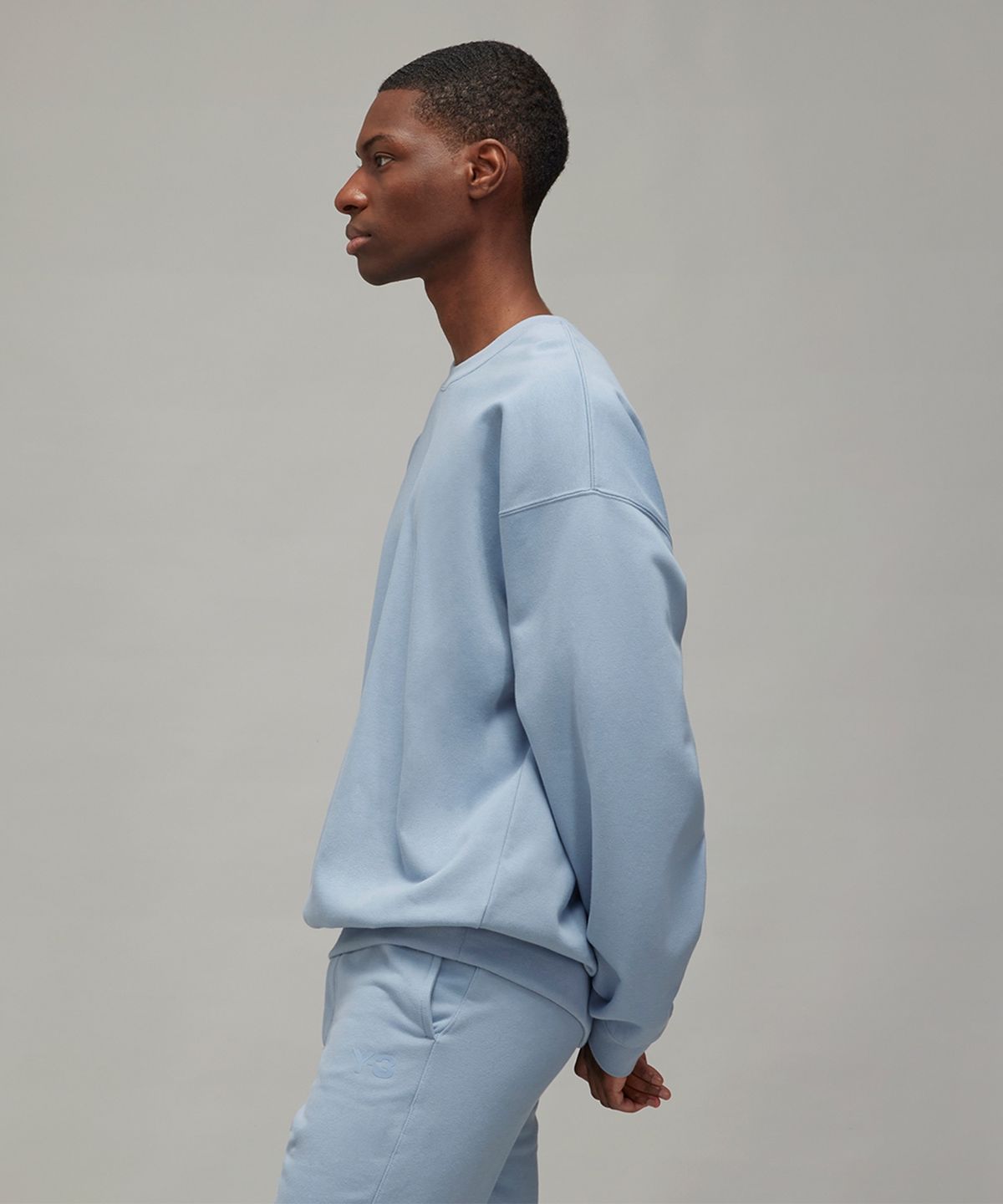 와이쓰리(Y-3) (U) 플리스 크루 스웻 블루 FL CREW SWEAT TACBLU