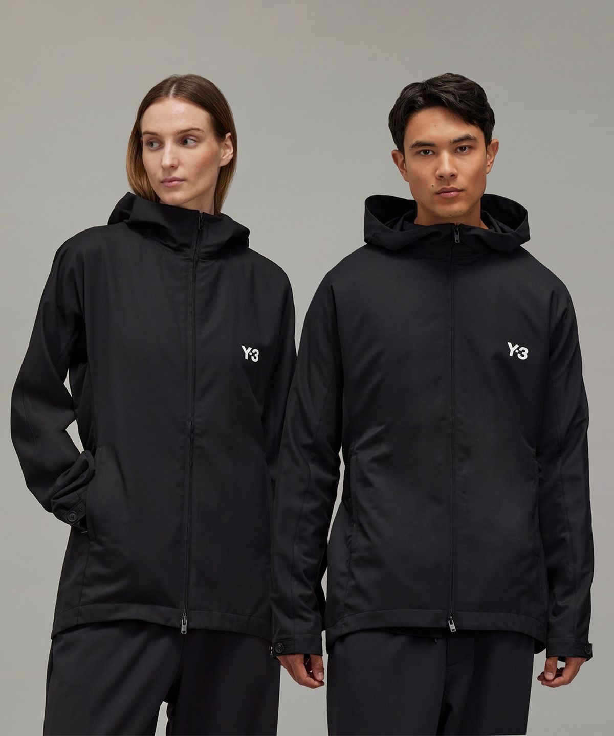 와이쓰리(Y-3) (U) 울 후드 탑 블랙 REF WO HOOD TOP BLACK