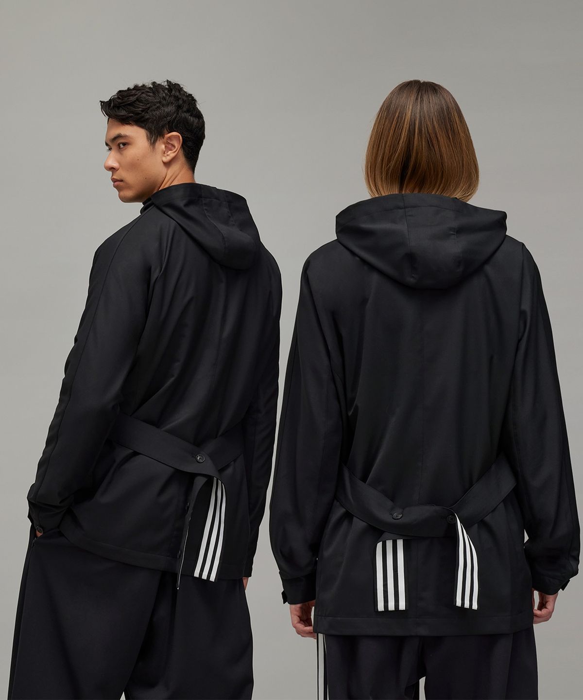 와이쓰리(Y-3) (U) 울 후드 탑 블랙 REF WO HOOD TOP BLACK