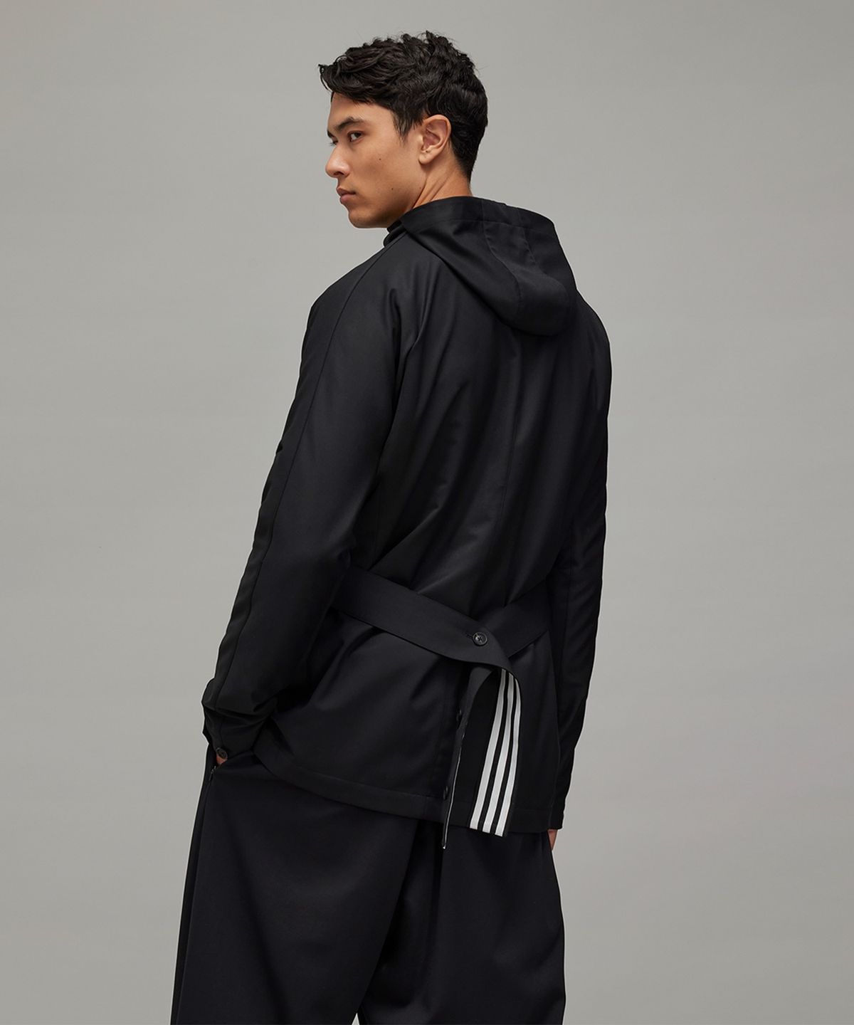 와이쓰리(Y-3) (U) 울 후드 탑 블랙 REF WO HOOD TOP BLACK