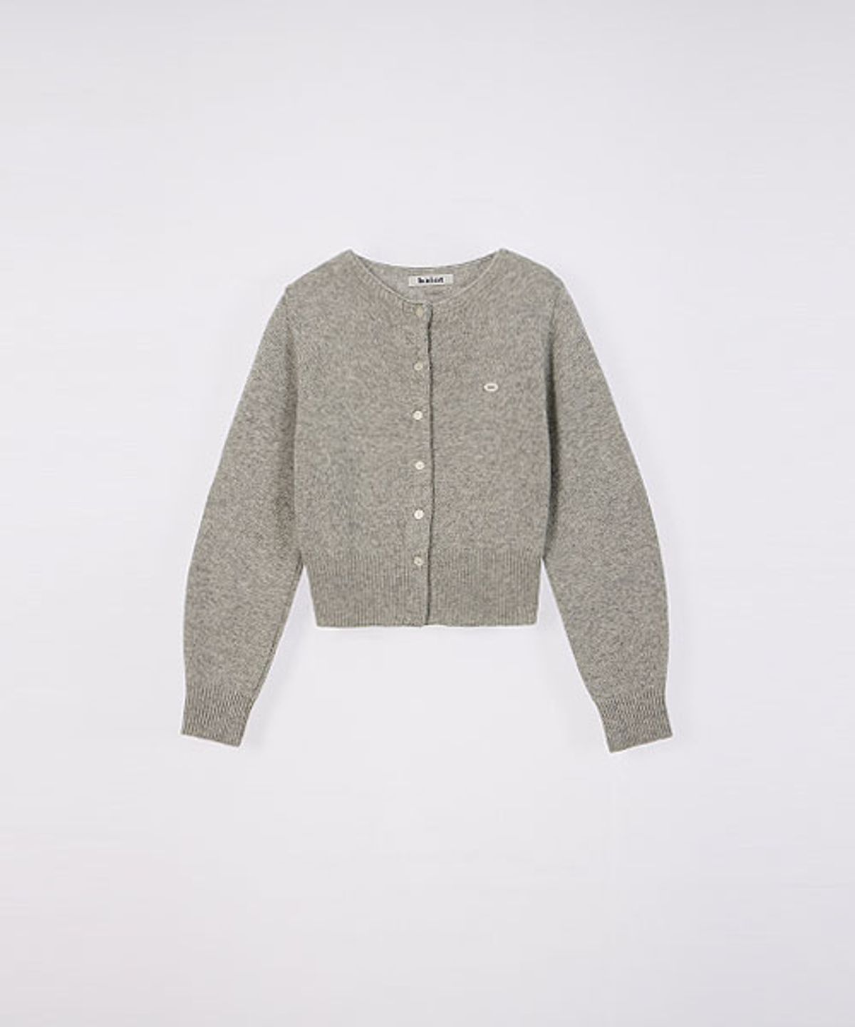 헤인트(HAINT) FRENCH BOAT NECK CARDIGAN_3COLORS_GRAY