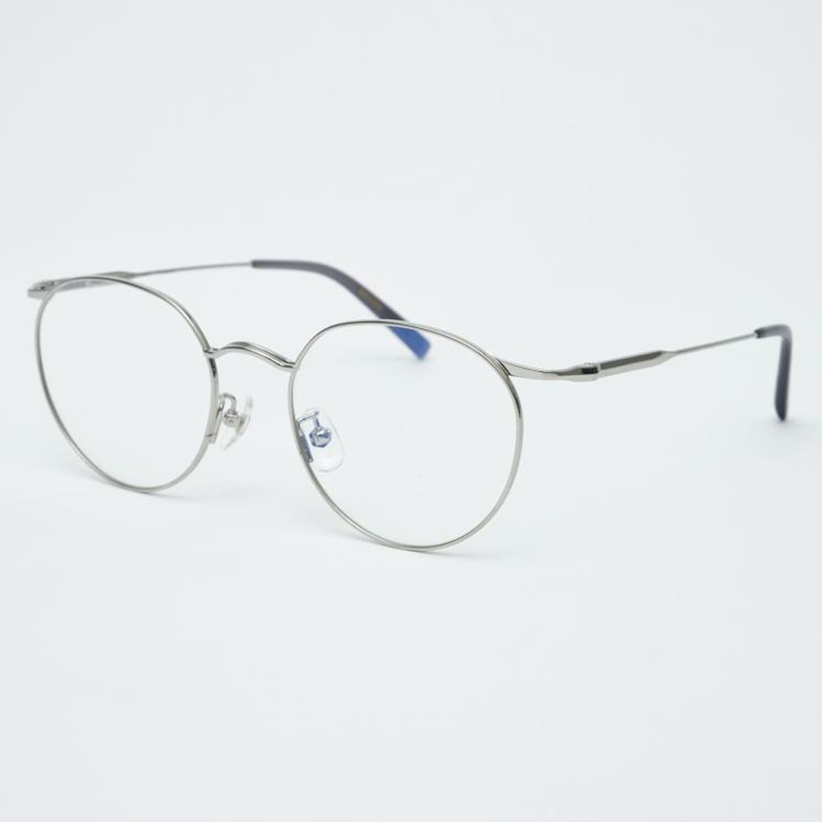 알로아이웨어(ALO EYEWEAR) [illusionist] 오버사이즈 라운드 티타늄 실버 안경테 IL8404 1111G