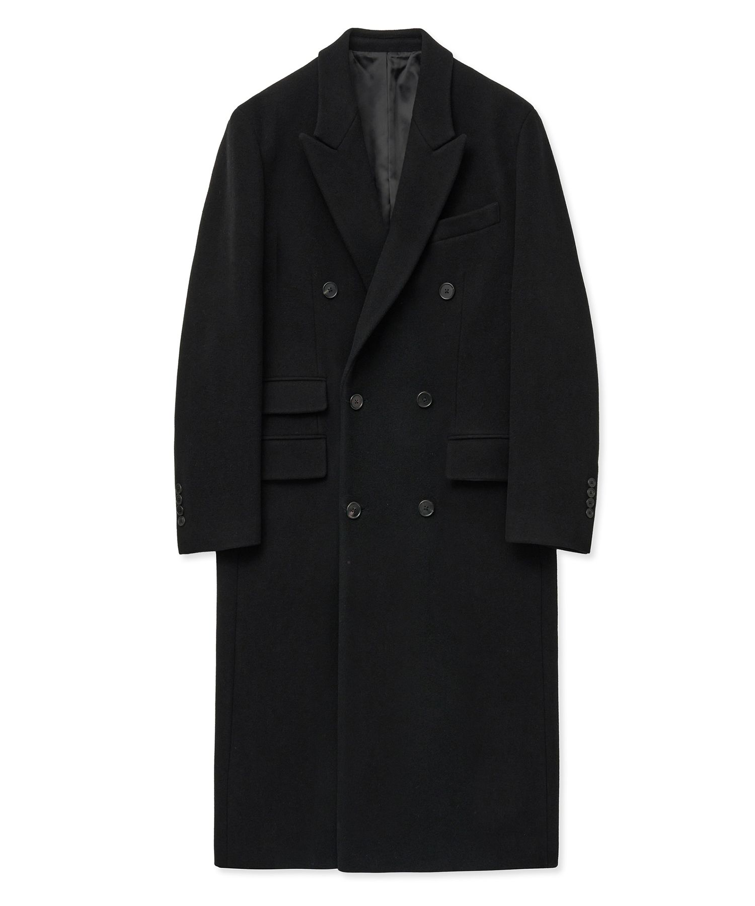 MUSINSA公式 | TNGT ブラックオーバーサイズカシミヤダブルブレスト